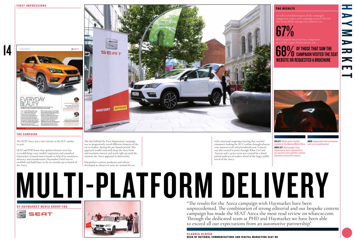 MULTI-PLATFORM DELIVERY - HAYMARKET FOR SEAT