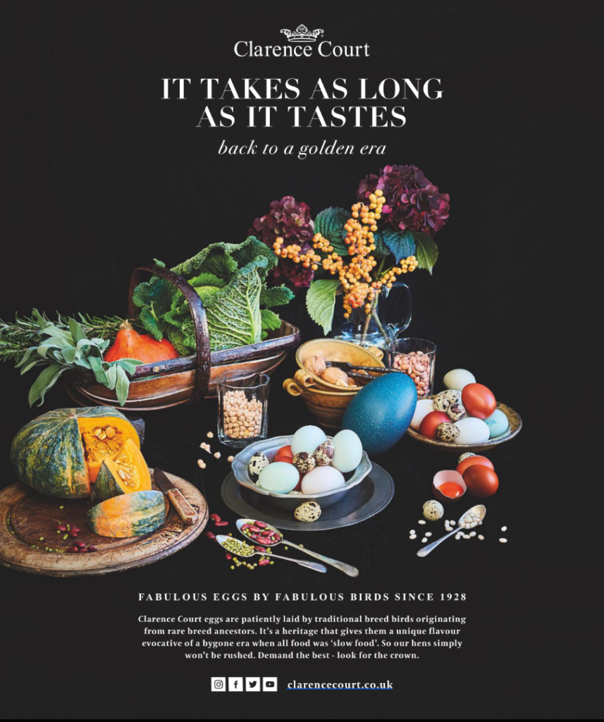 Clarence Court magazine print ad