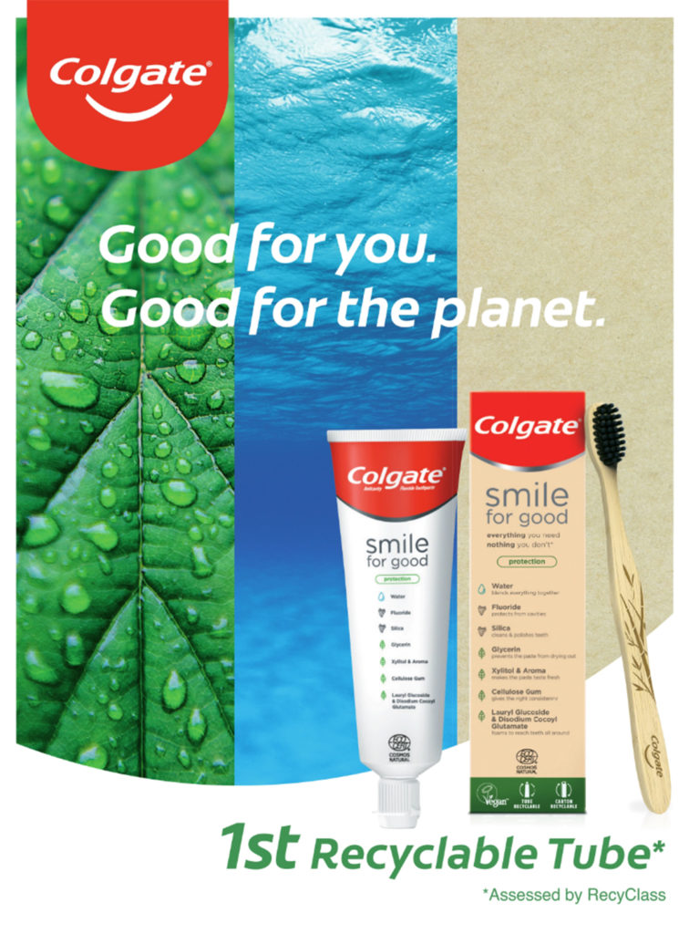 Colgate magazine print ad