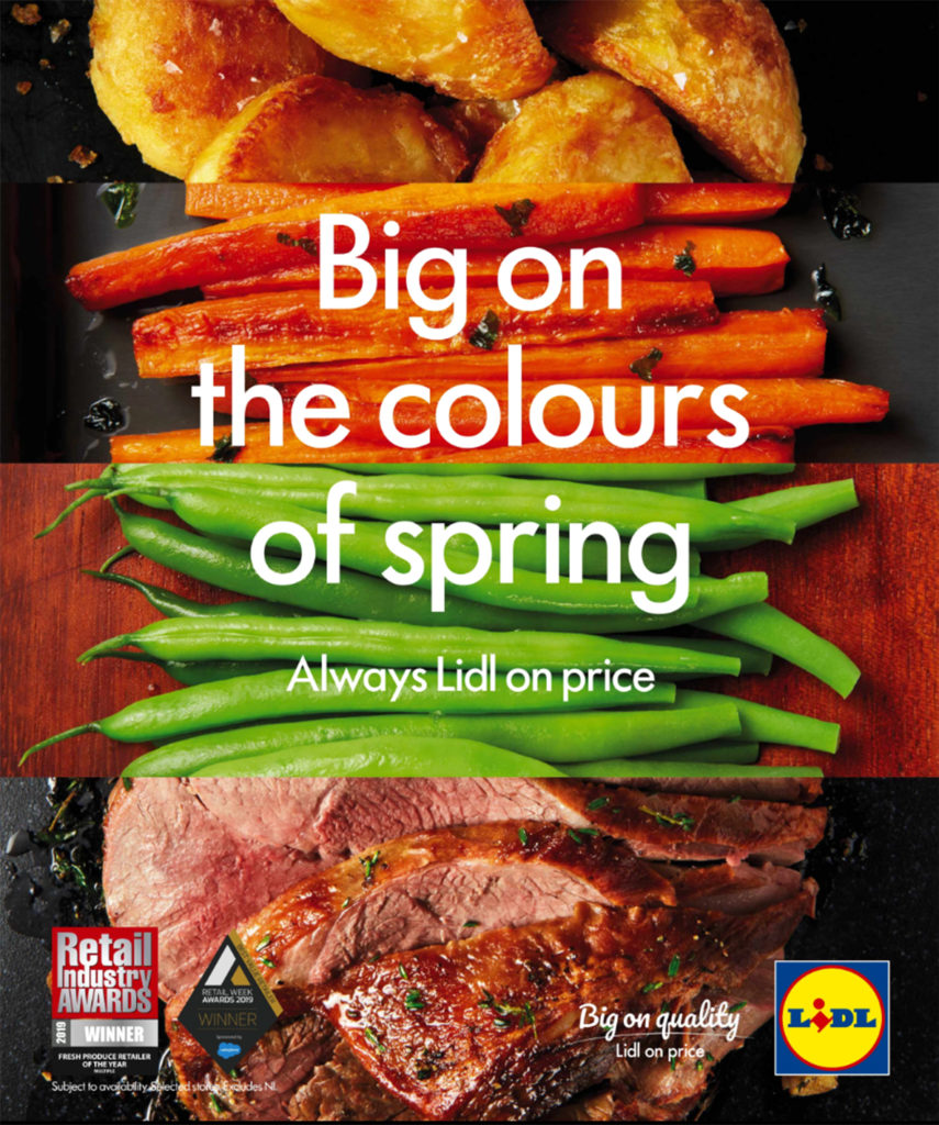 Lidl magazine print ad
