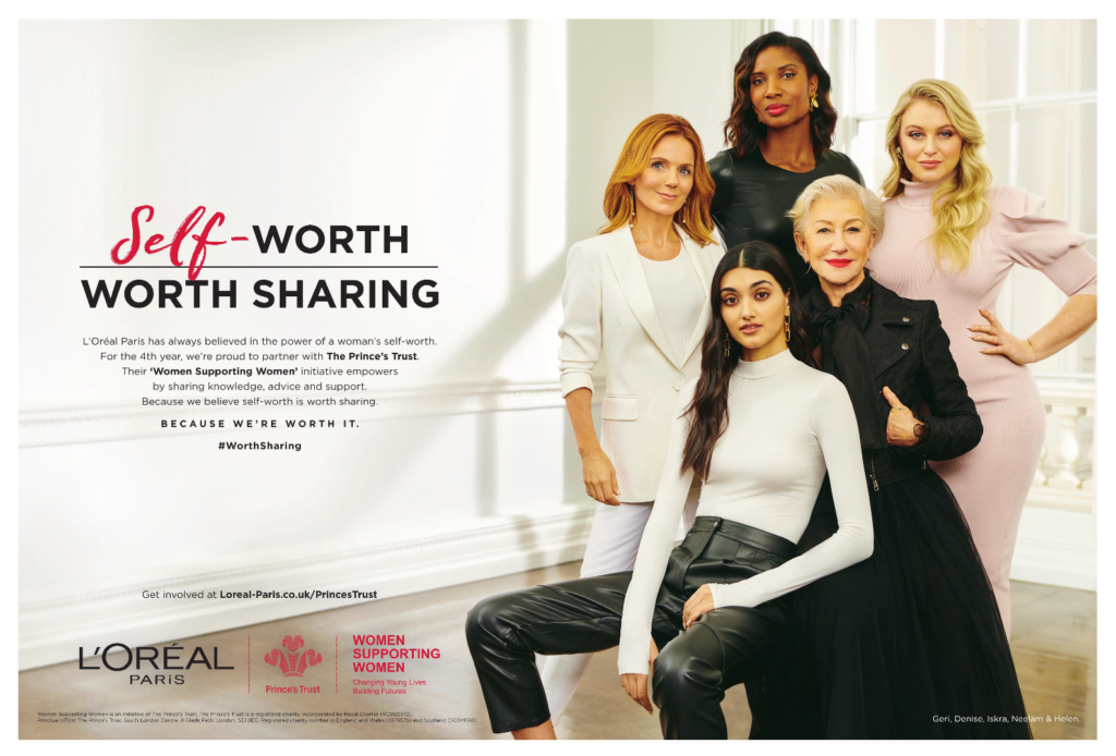 L'Oreal magazine print ad