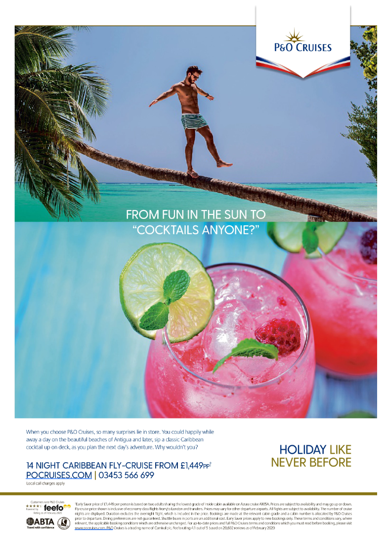 P&O magazine print ad