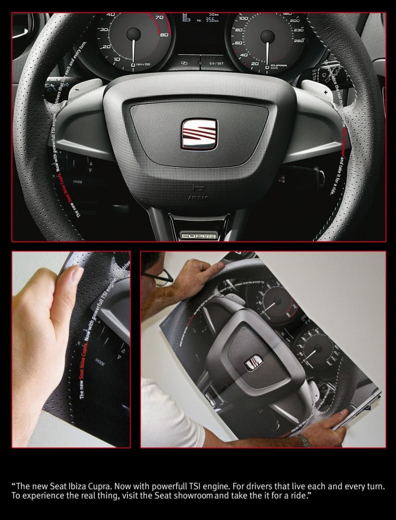 seat magazine print ad