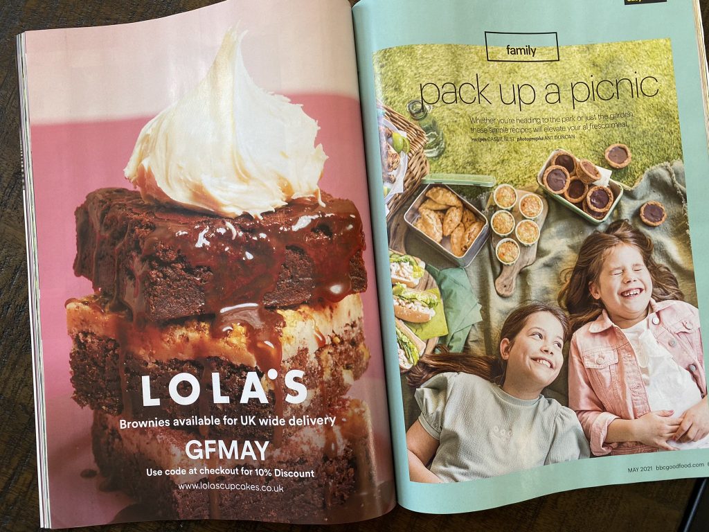 Lola's brownies ad