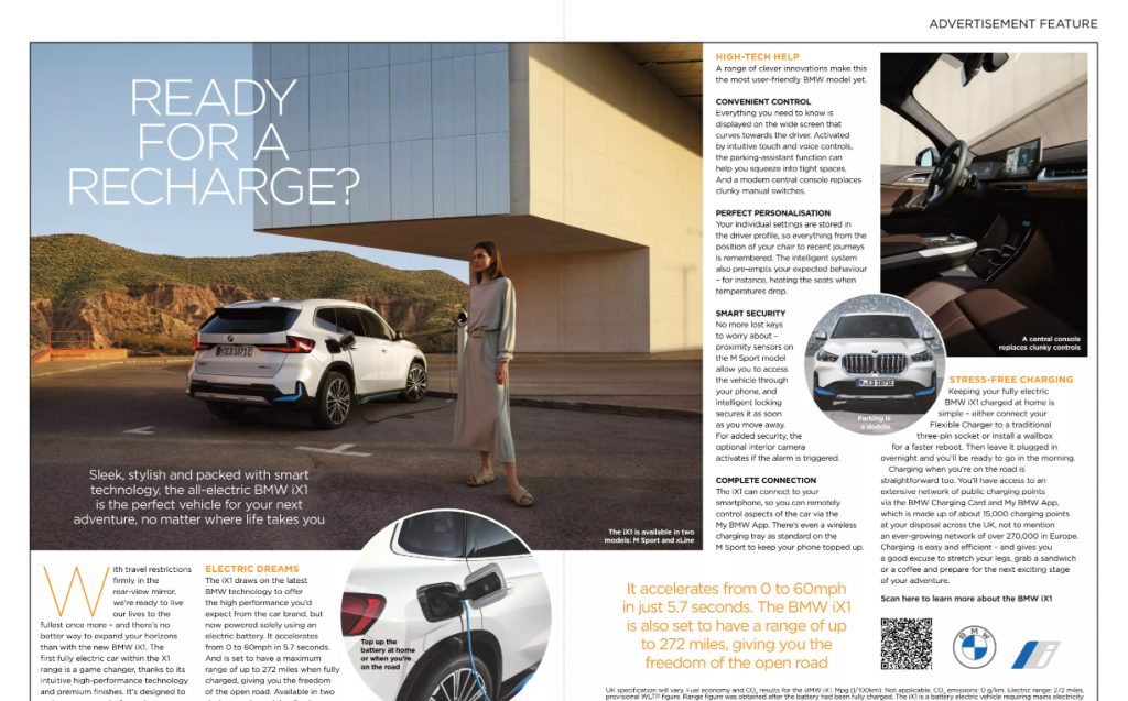 BMW feature - Good Housekeeping - Sept 22