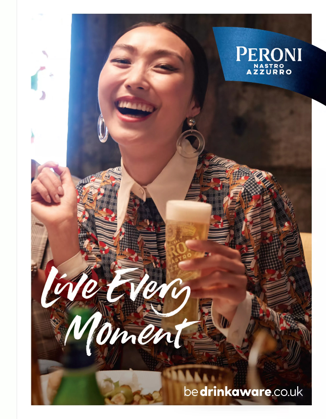 Peroni magazine ad